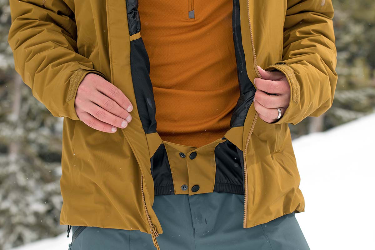 Arc'teryx Macai ski jacket (snow skirt)